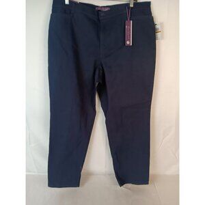 Gloria Vanderbilt Amanda Trouser 16W Short Midnight Affair Tummy Slim Panel.